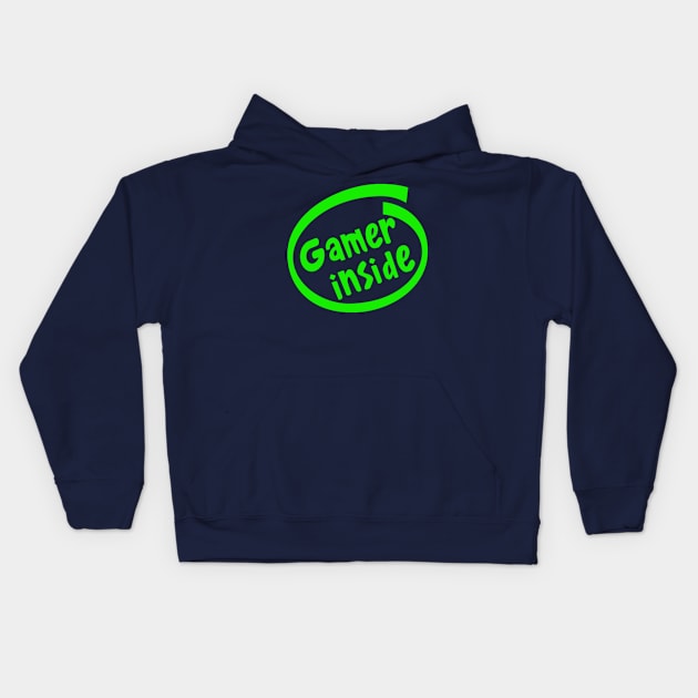 Gamer Inside Kids Hoodie by Gamers Gear